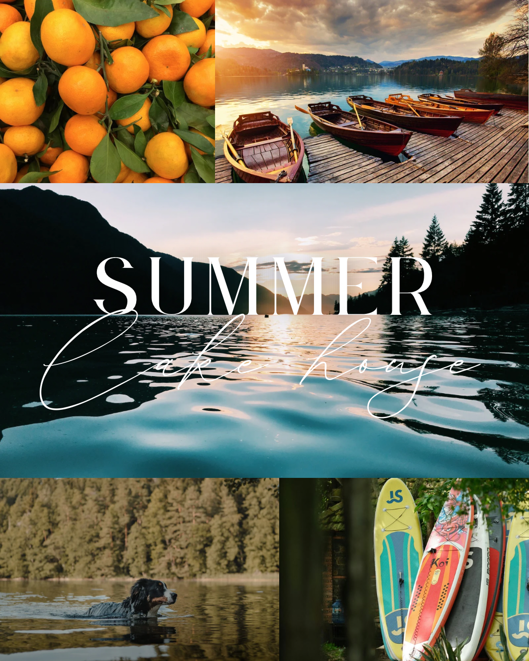 Summer Lake House Candle