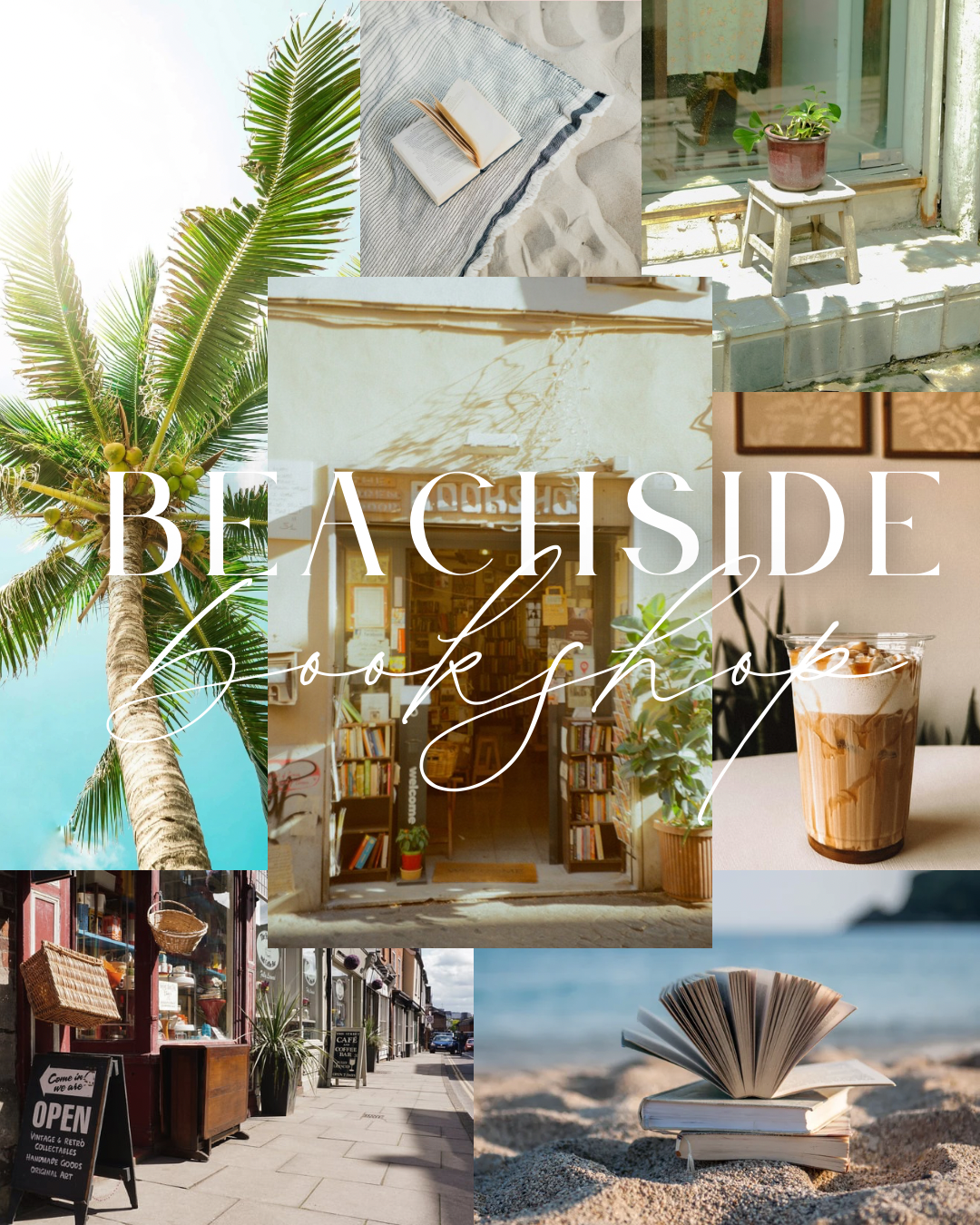 Beachside Bookshop Candle