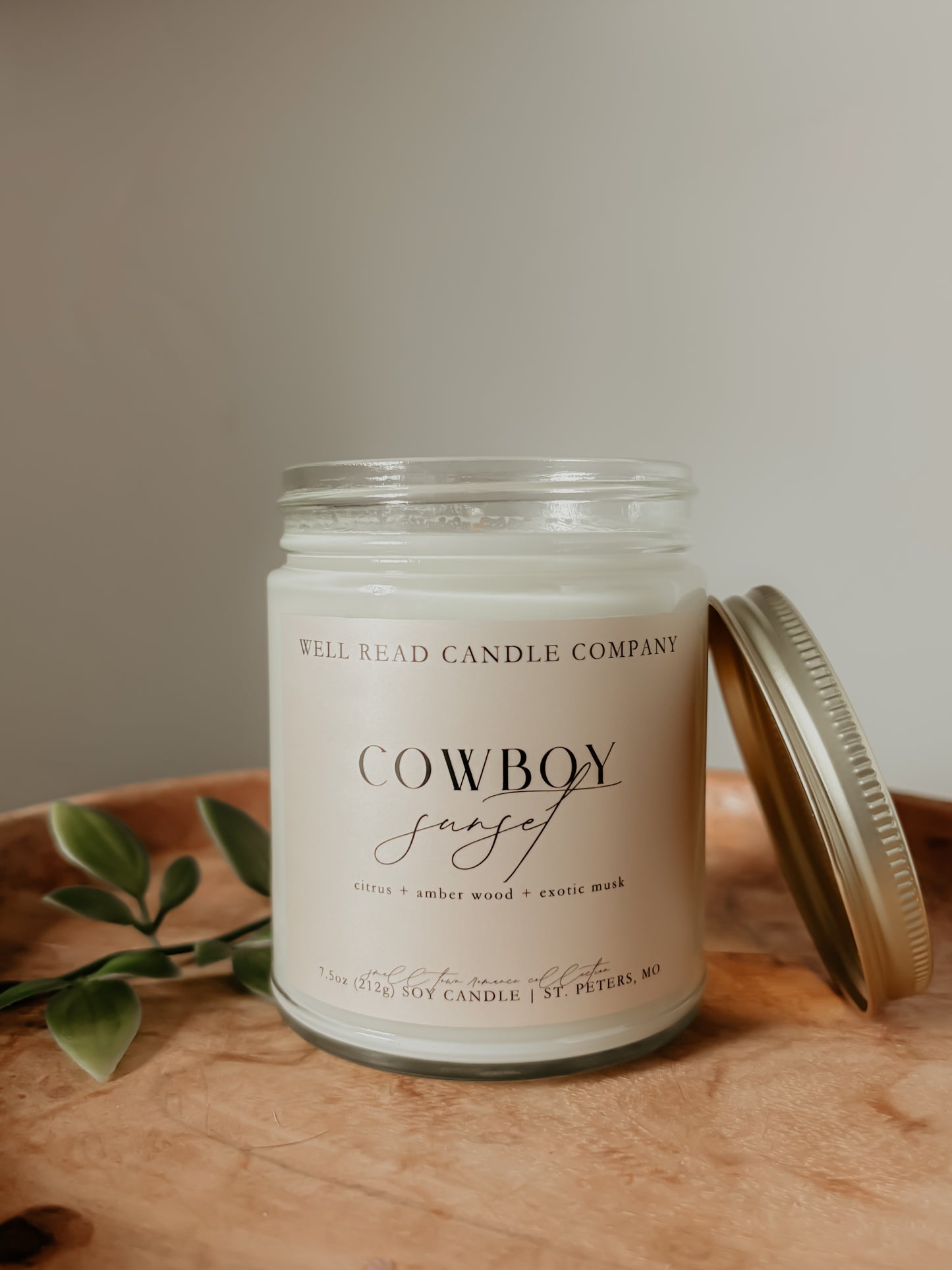 Cowboy Sunset Soy Candle