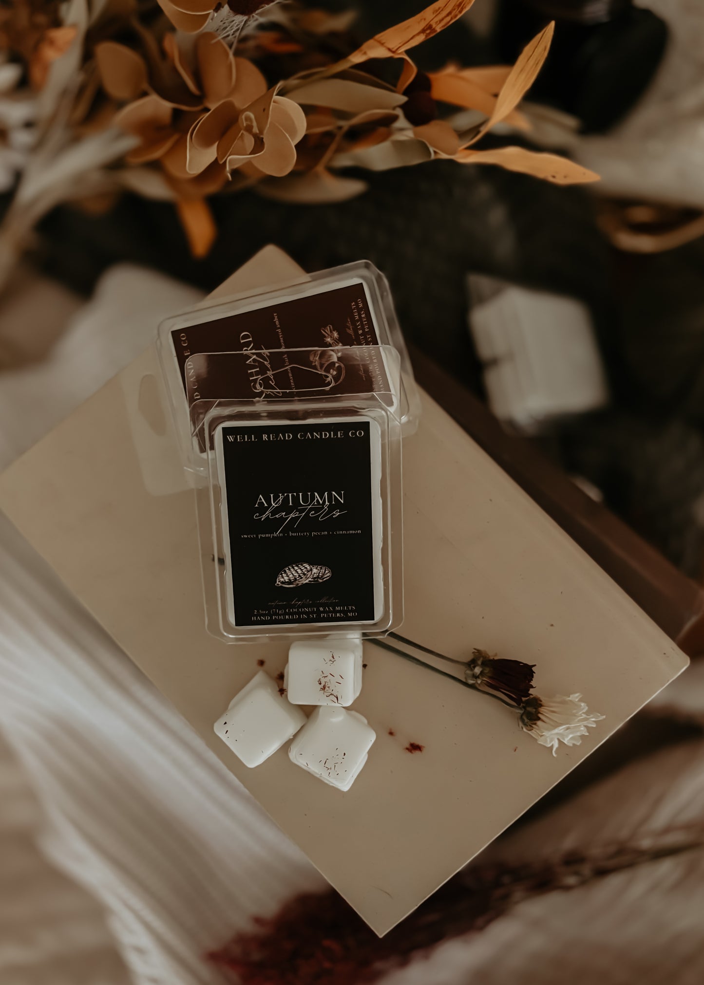 pumpkin pecan waffles wax melts bookish gift idea