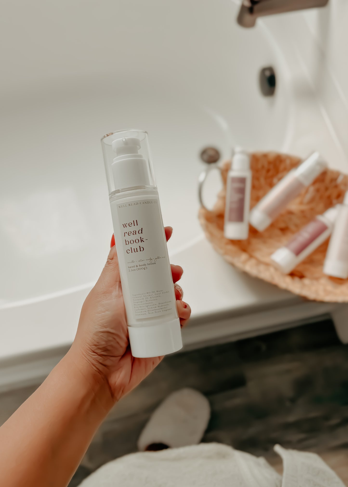 bookish gifts vanilla lotion bookclub