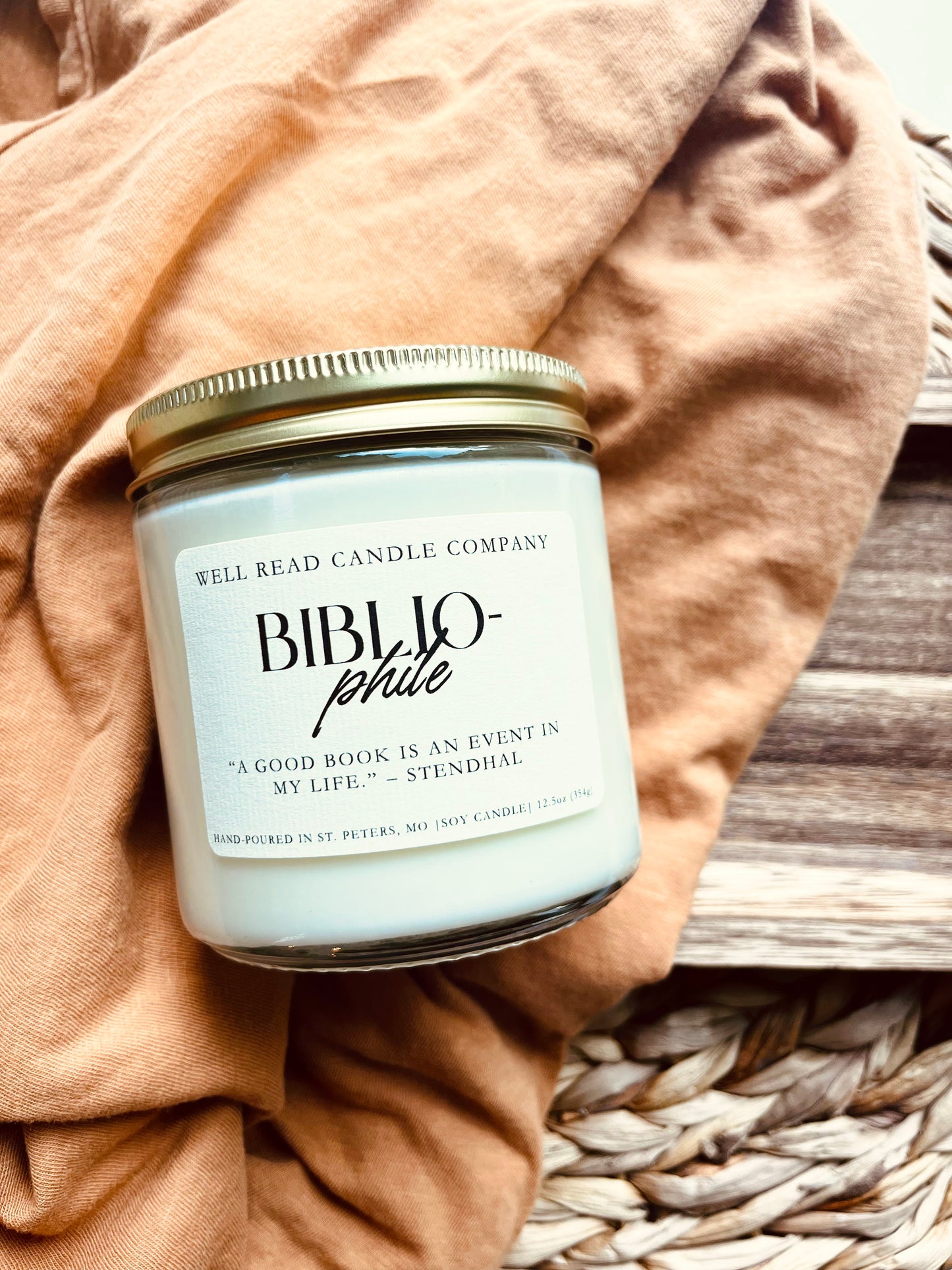 Bibliophile Soy Candle