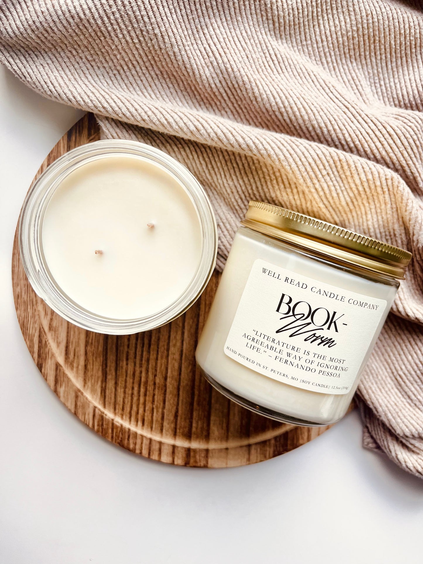 Bookworm Soy Candle