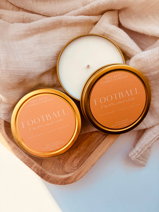Football Romance Candle