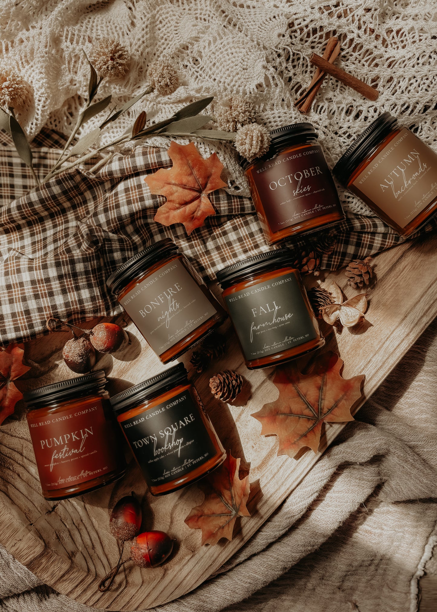 Classic Autumn Soy Candle Bundle