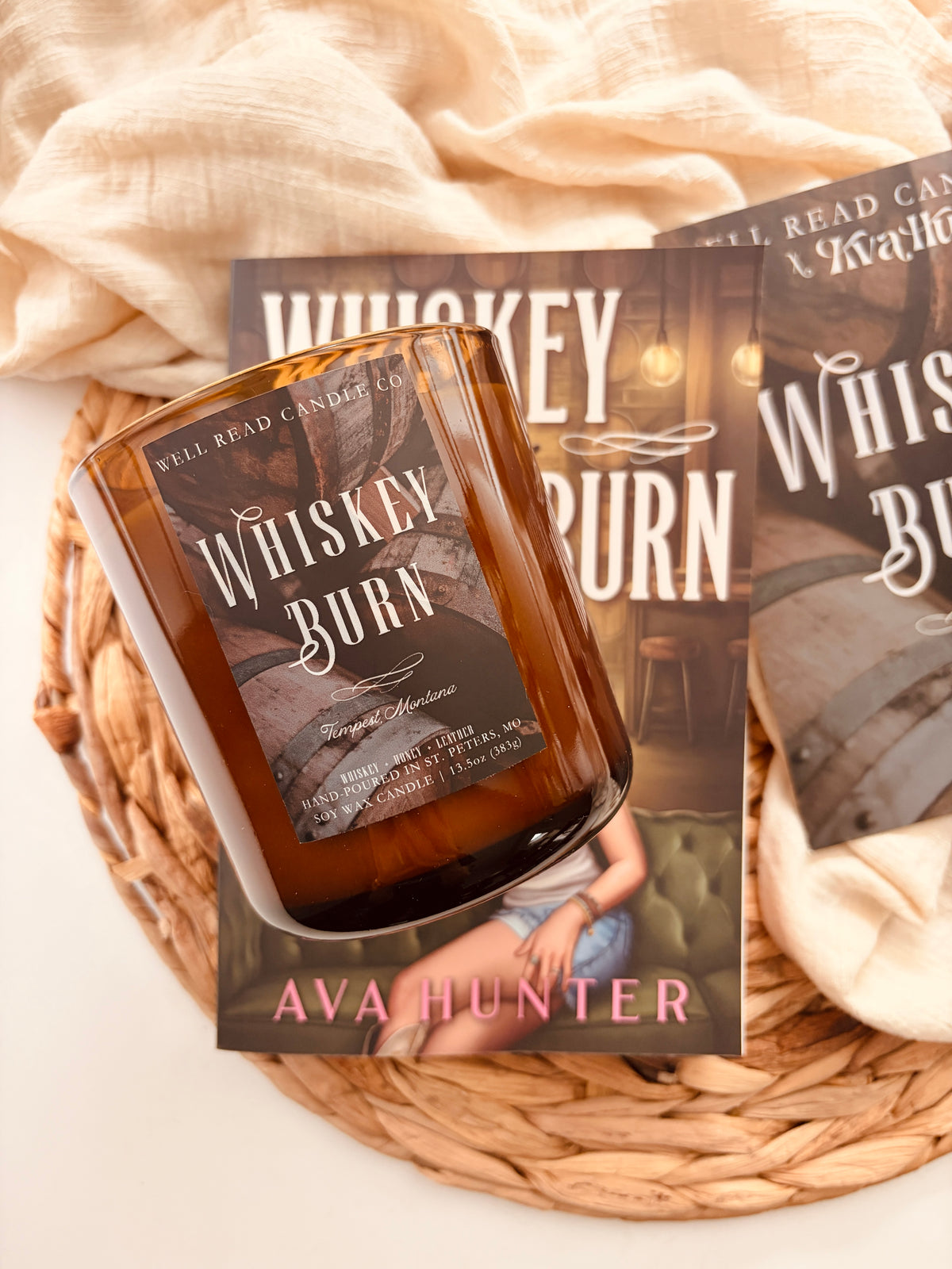 PRE-ORDER Whiskey Burn Candle - Ava Hunter