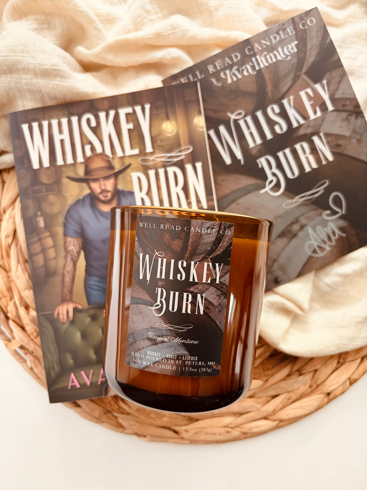 PRE-ORDER Whiskey Burn Candle - Ava Hunter