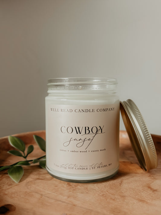 Cowboy Sunset Soy Candle