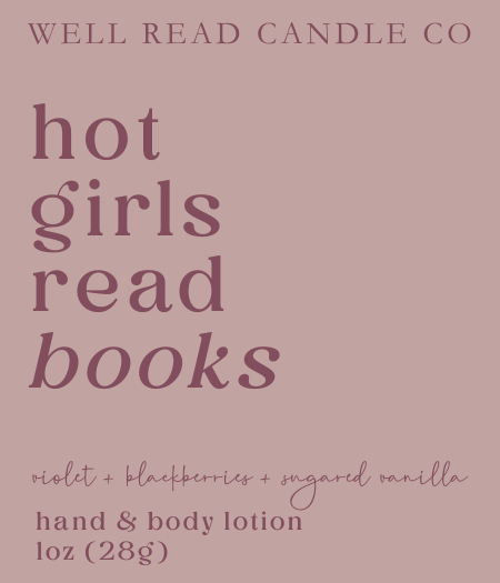 Hot Girls Read Books Travel Lotion