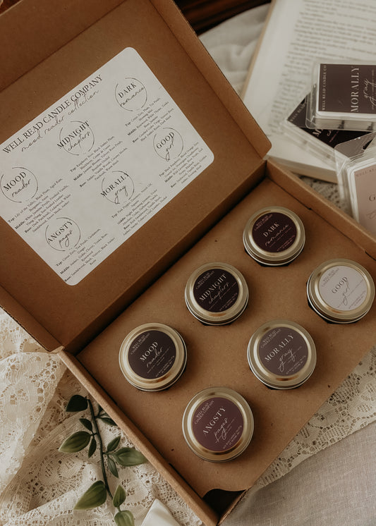 bookish candle gift