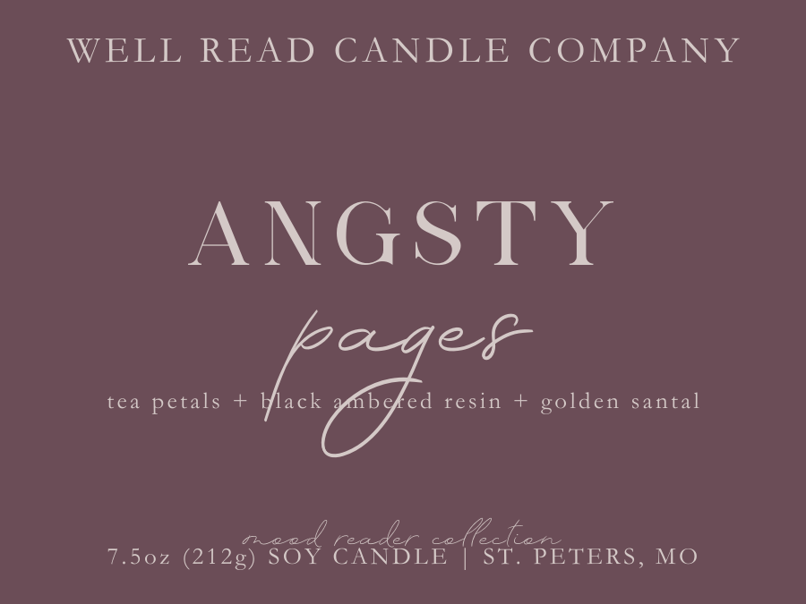 Angsty Pages Candle