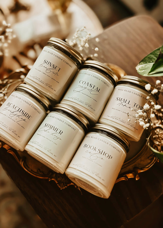 book lover bookish gift summer candles