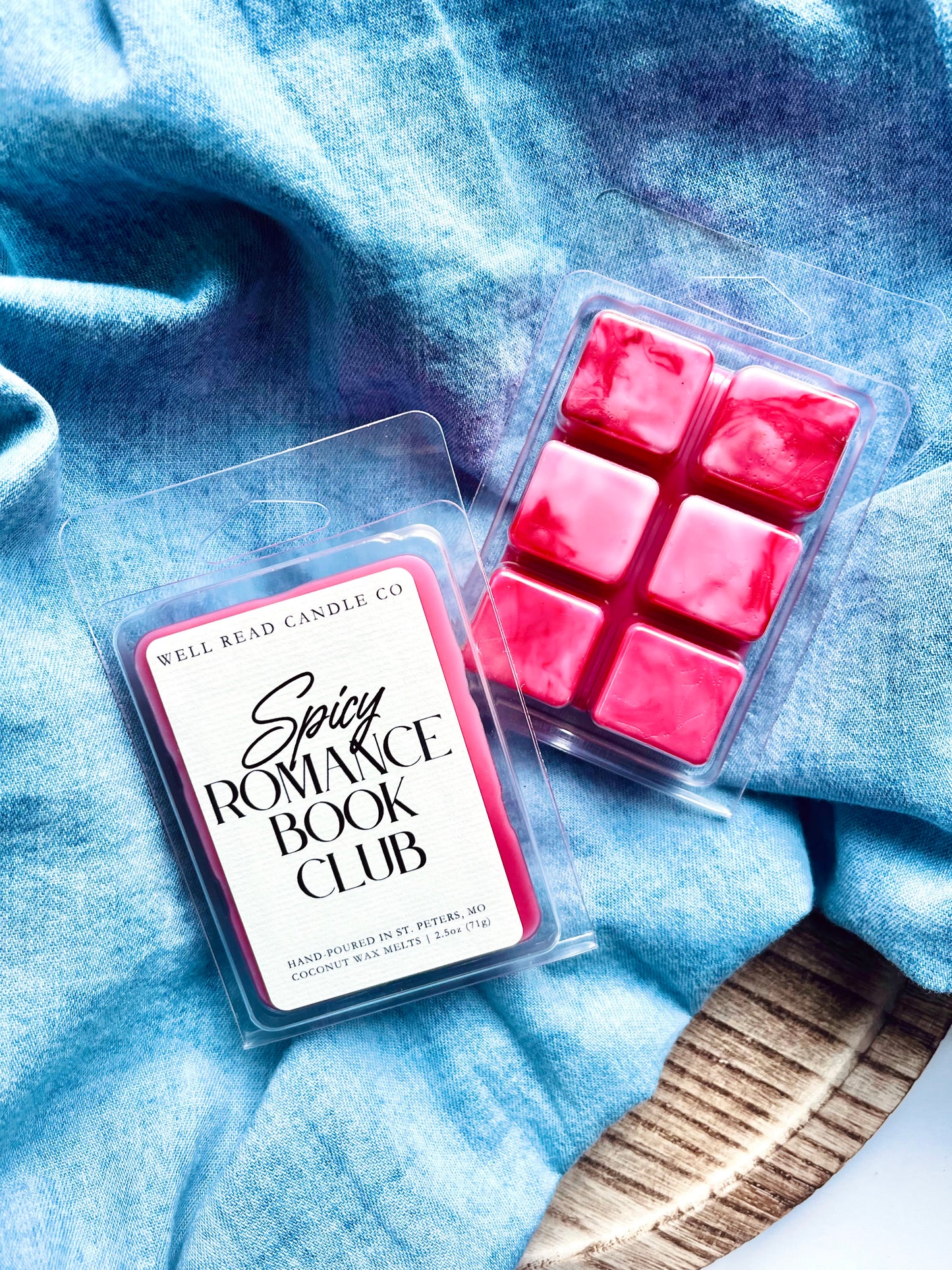 Spicy Romance Baccarat Bookish Book Club Wax Melts