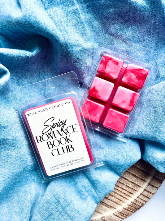 Spicy Romance Baccarat Bookish Book Club Wax Melts