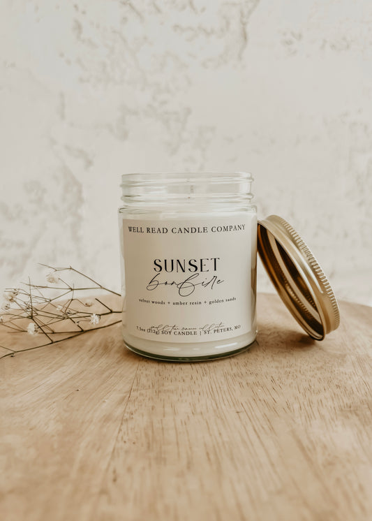 bookish gift book candle summer collection