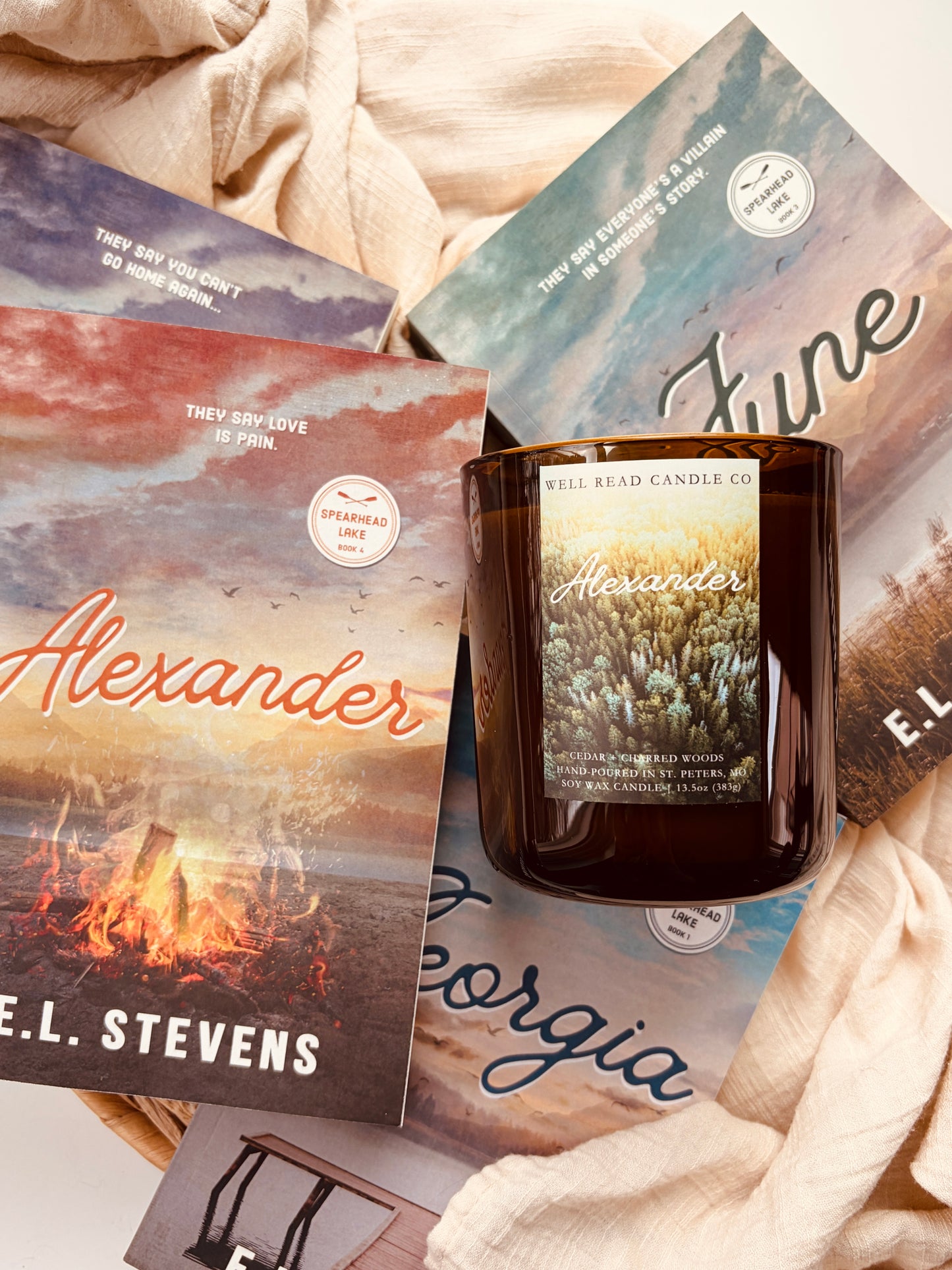 bookish licensed candle