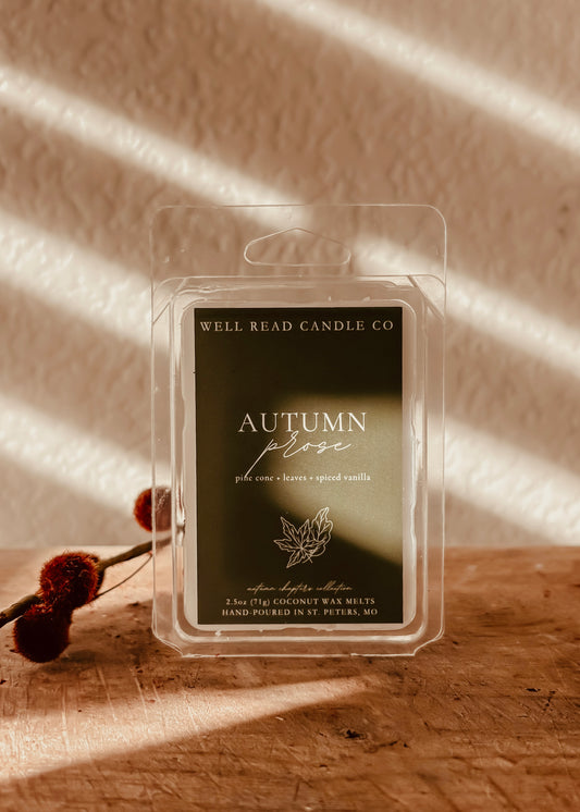 leaves wax melts small bookish business