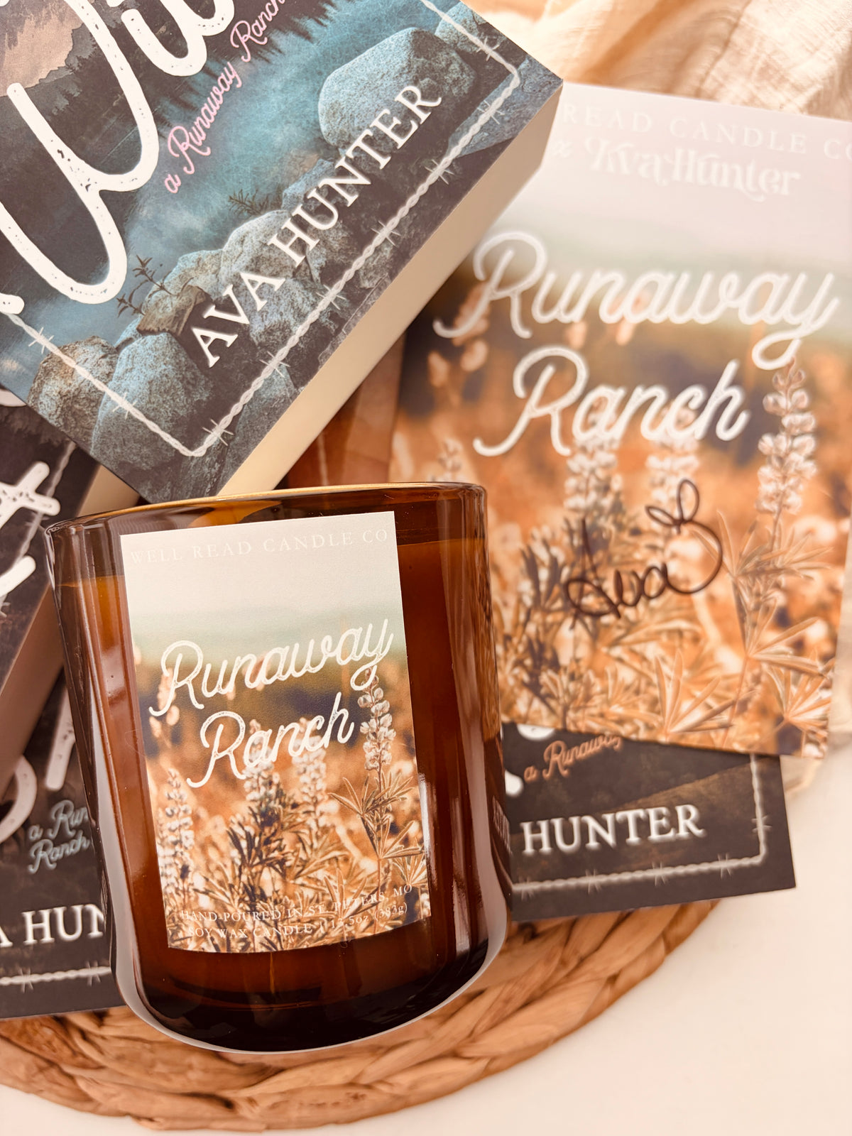 soy candle licensed book reader gift