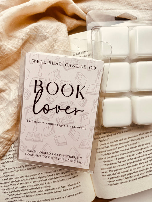 cashmere wax melts bookish gift