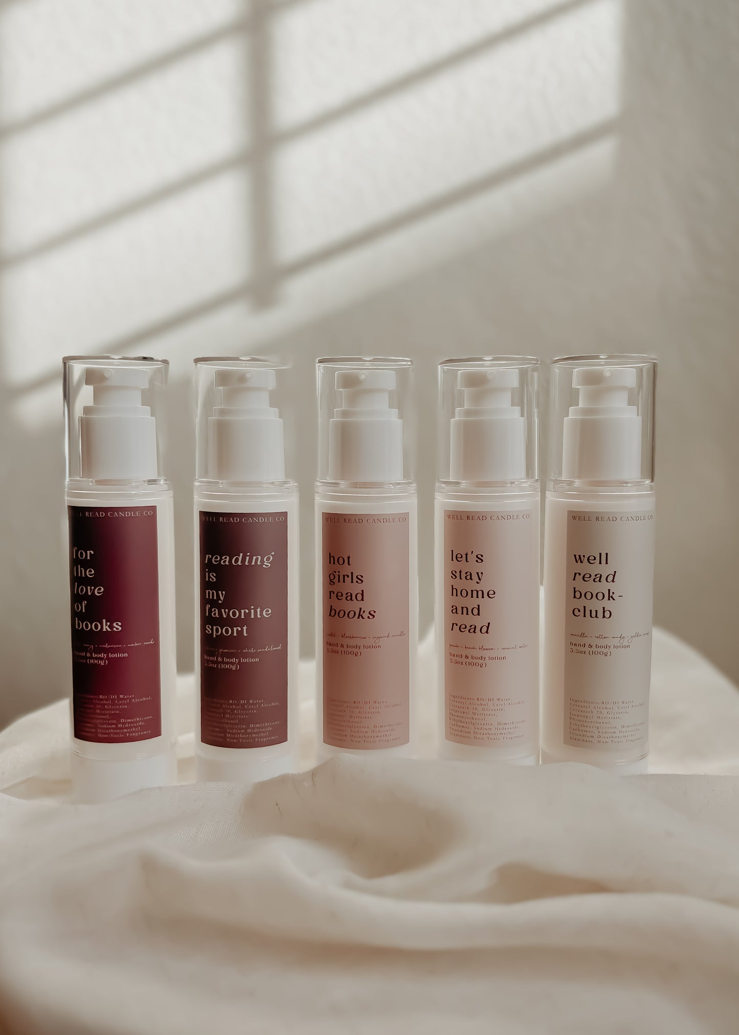 reader gift bookish lotions
