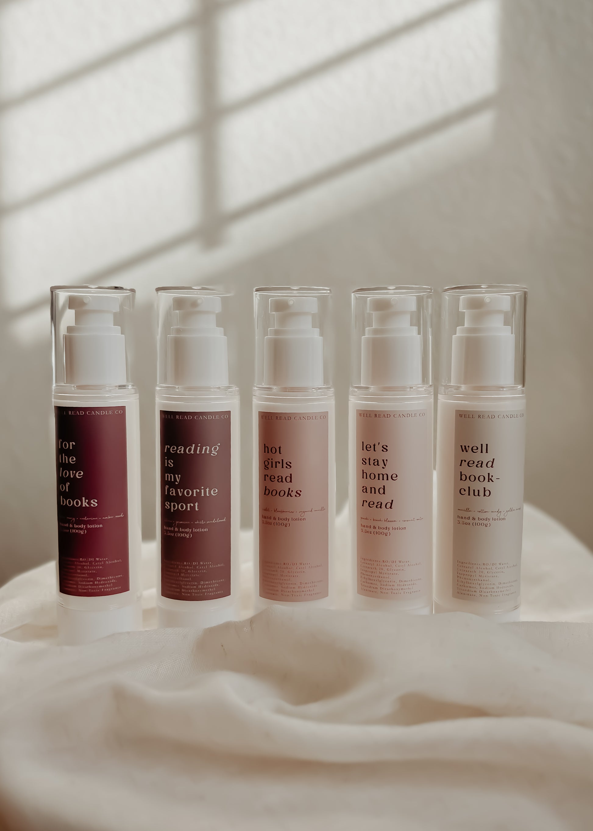 reader gift bookish lotions