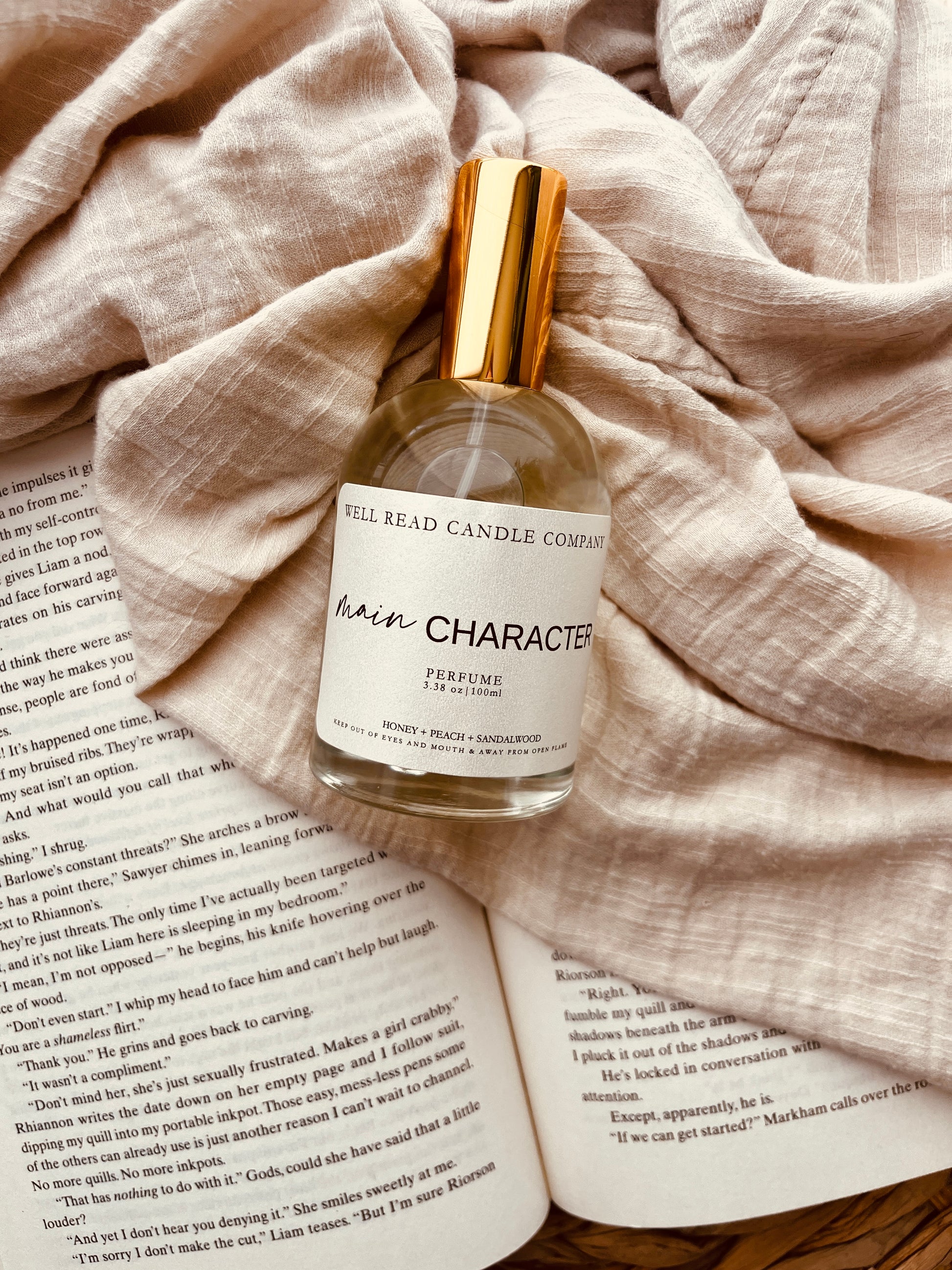 pretty high end perfume bookish gift