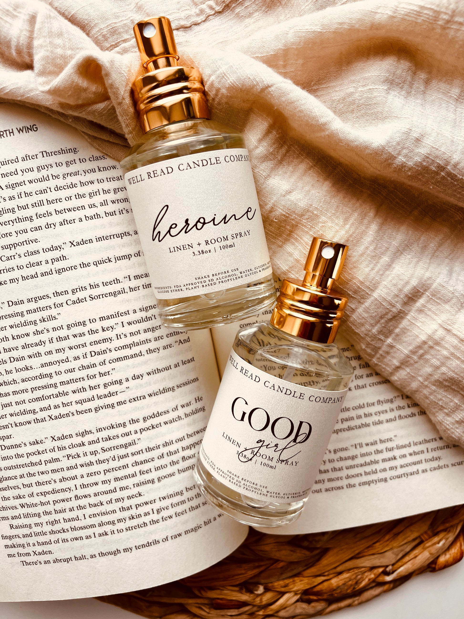bookish gift spray