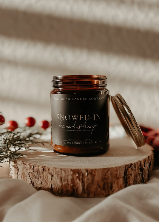 soy book candle chai espresso gift christmas