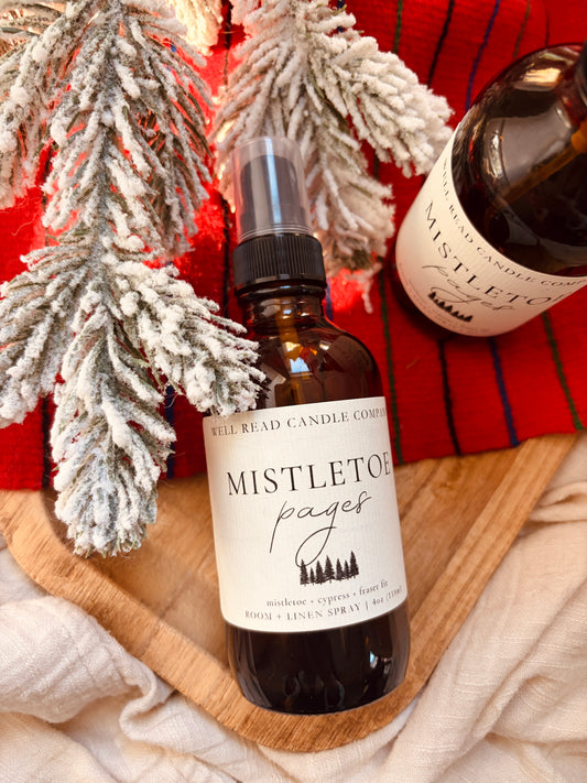 mistletoe fraser fir tree room holiday spray