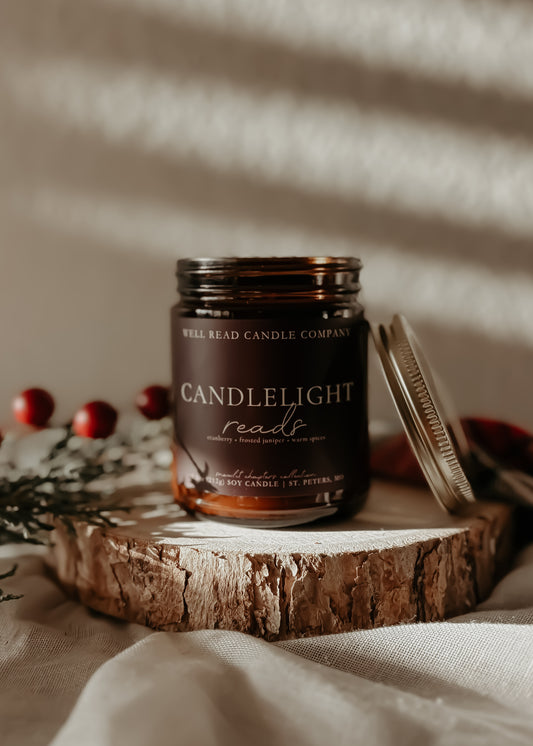 soy candle for readers