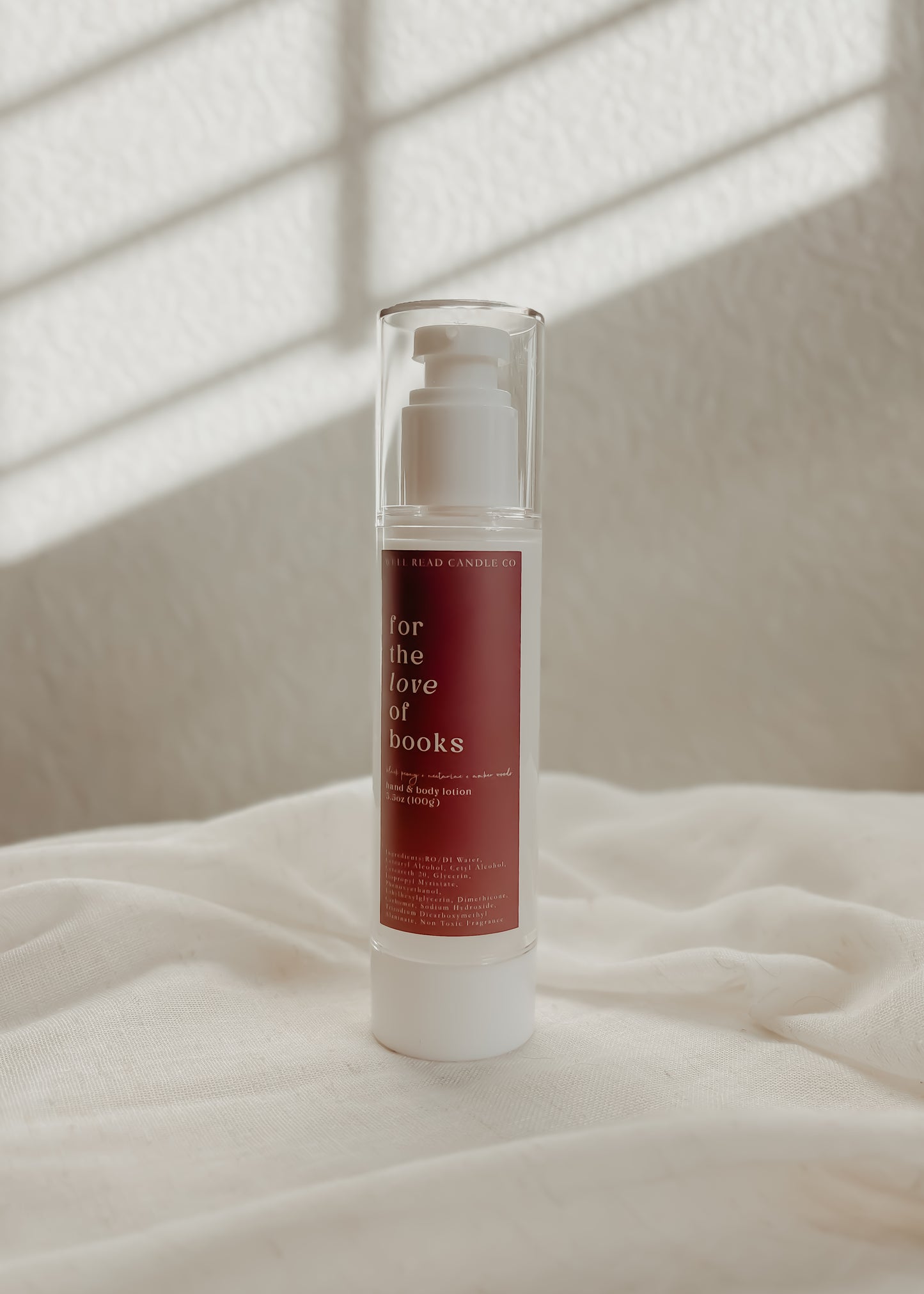 bookish lotion after hours