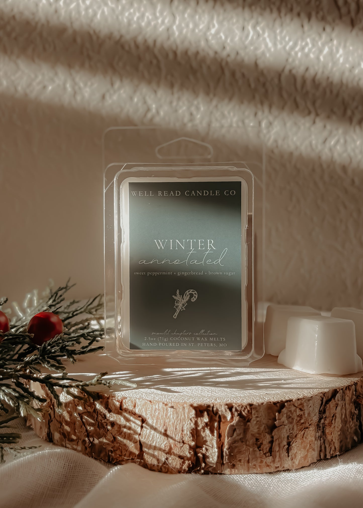 winter wax melts peppermint
