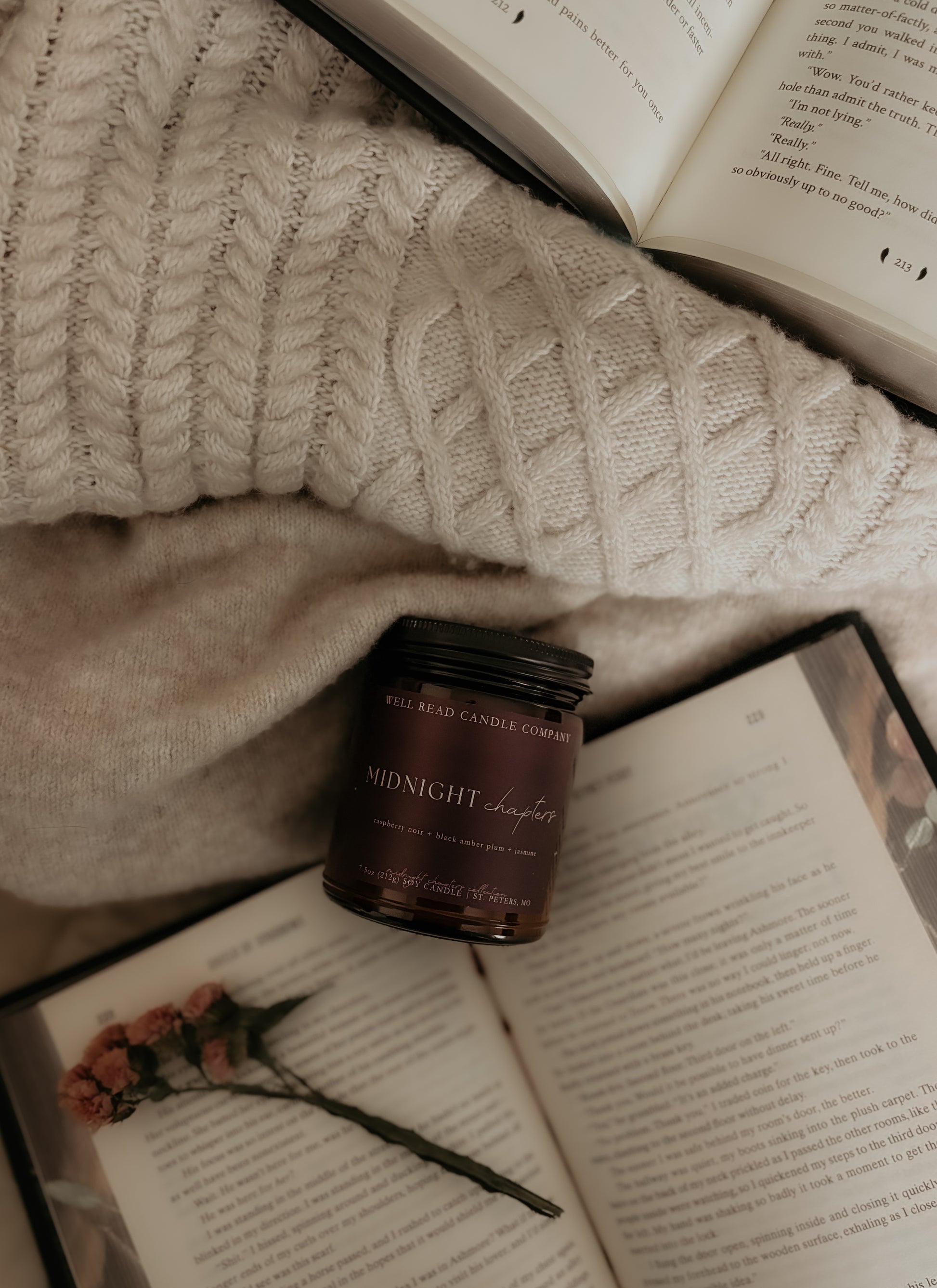 amber jar candle fruity reader gift