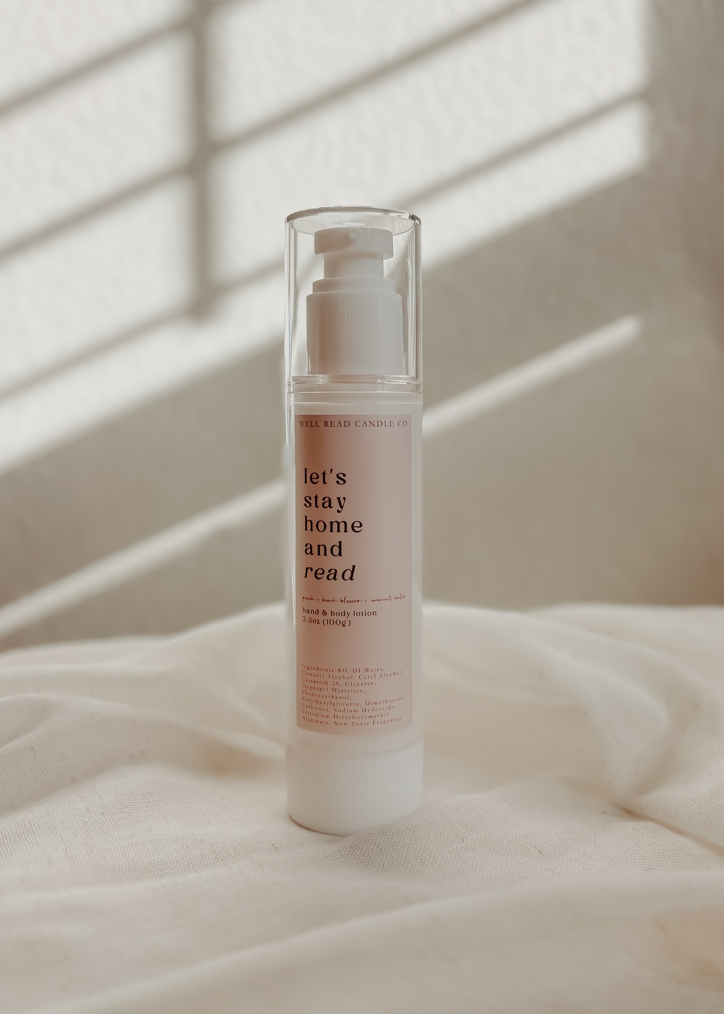 bookish lotion summer peach coconut