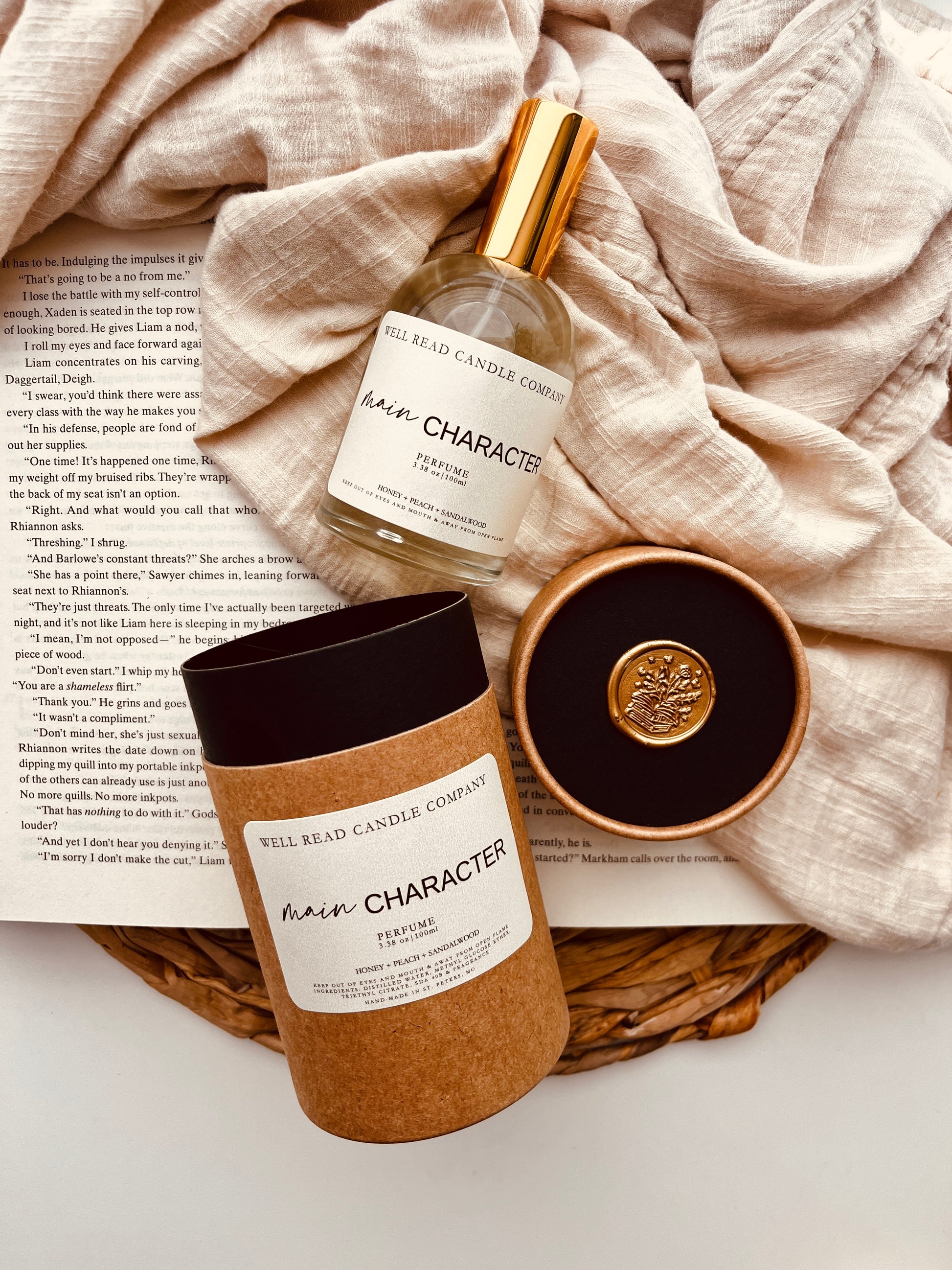 book gift bookish perfume