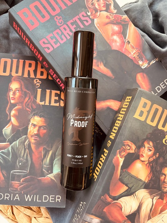 bookish perfume gift honey peach oak