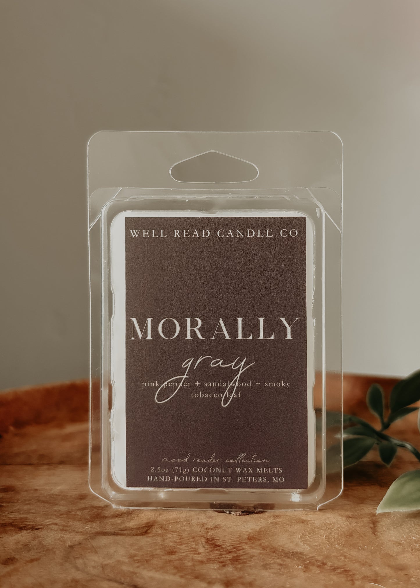 pink pepper sandalwood smoky tobacco leaf wax melts