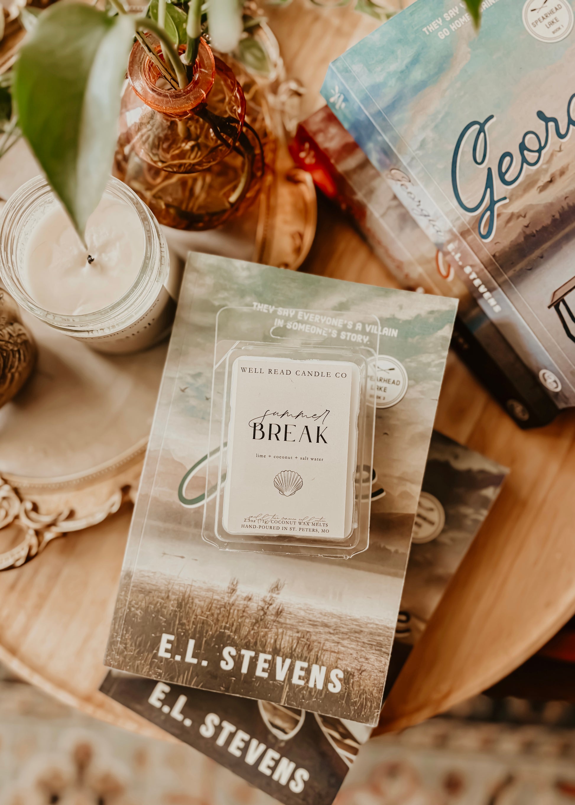 coconut lime wax melts bookish gift