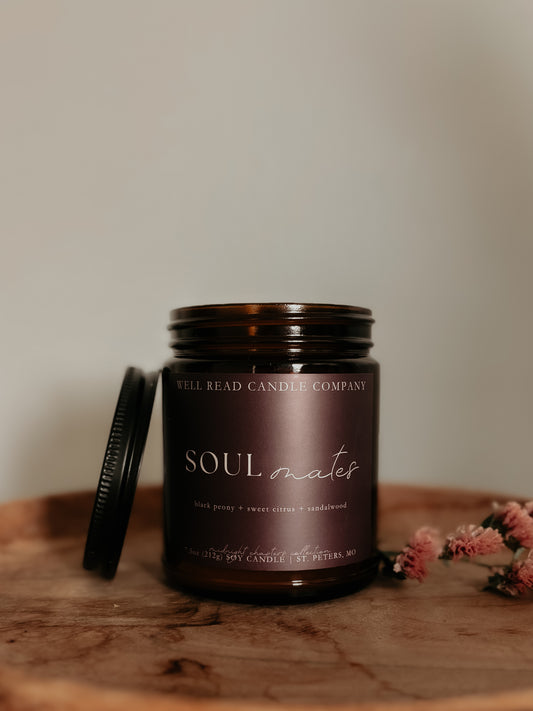 soy book lover candle gift valentines day