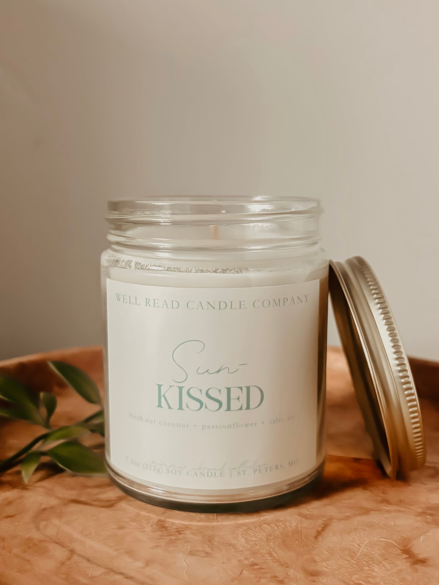 sea ocean sunkissed salty air tropical floral candle
