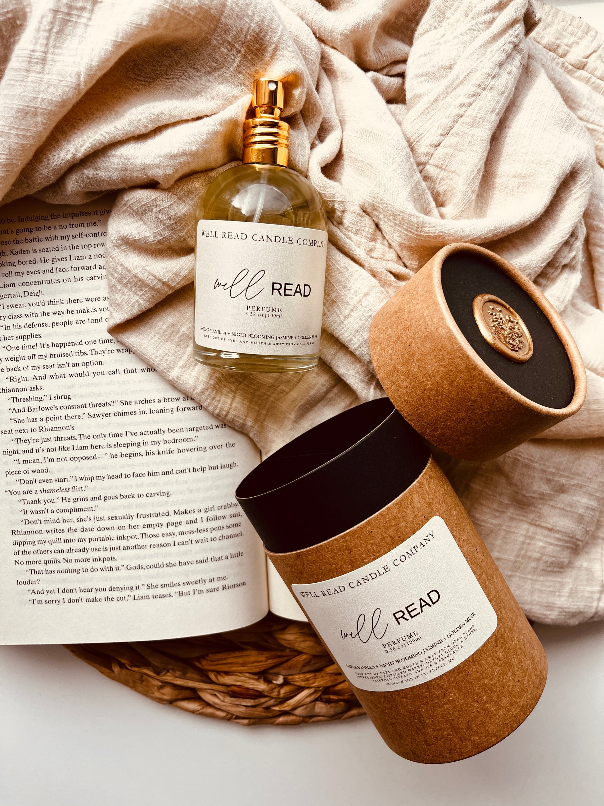 bookish perfume lovely gift vanilla