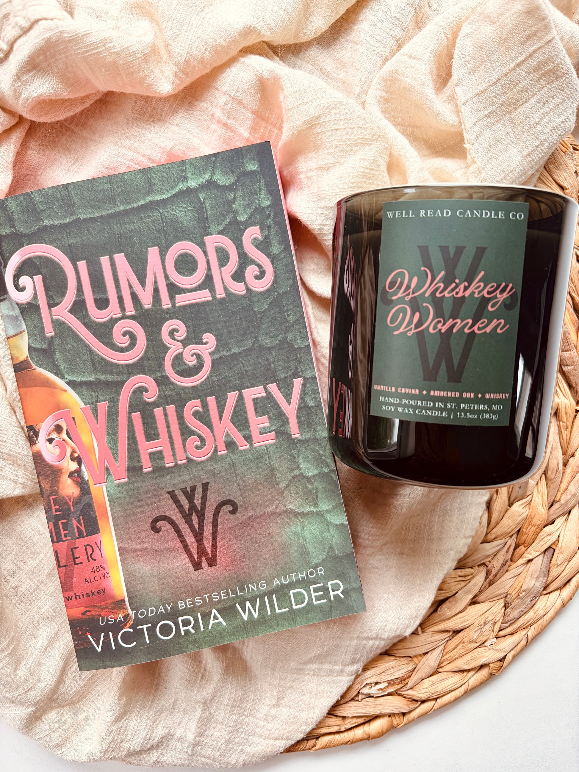 rumors & whiskey candle