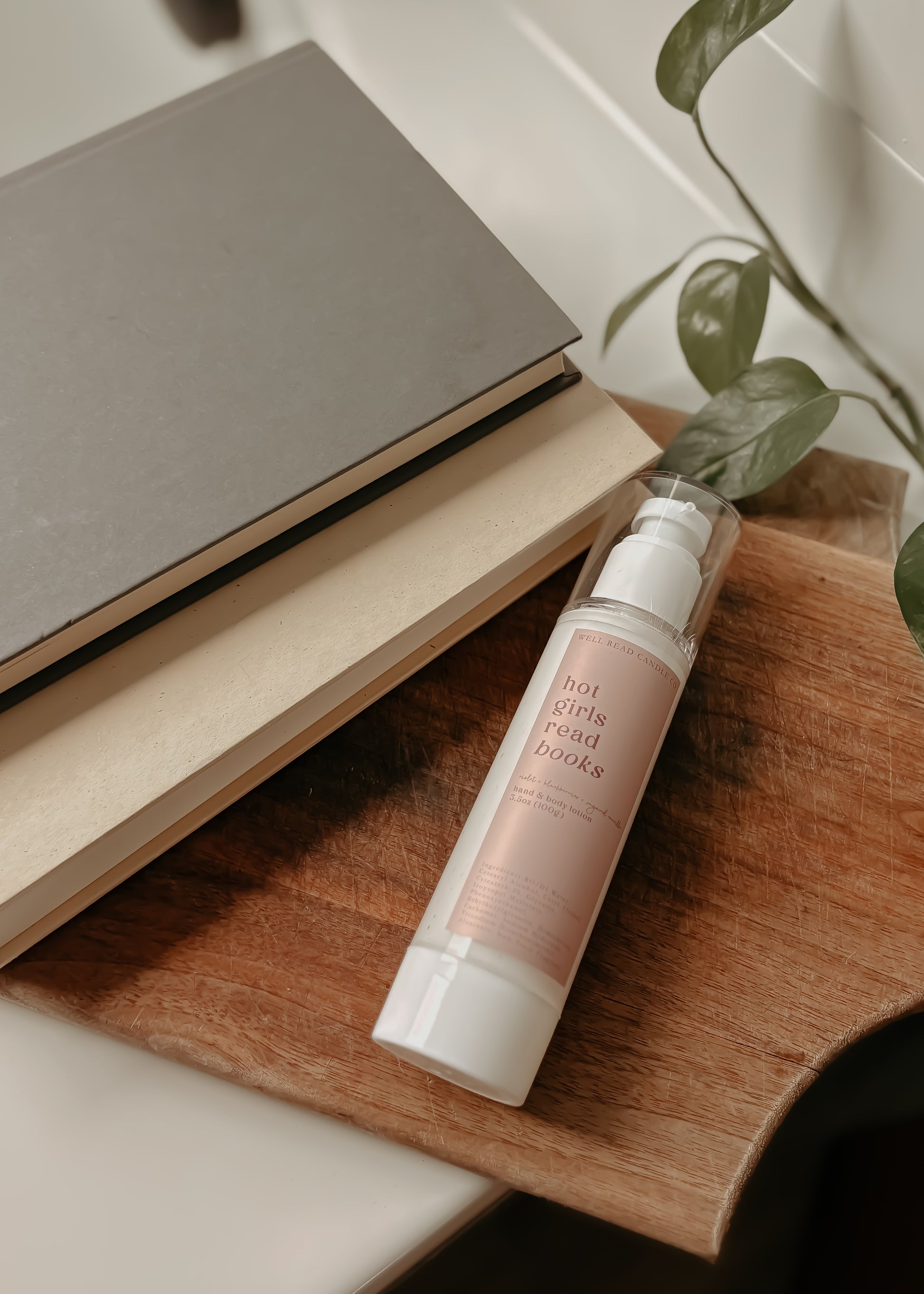 bookish gift lotion amber berry fruity