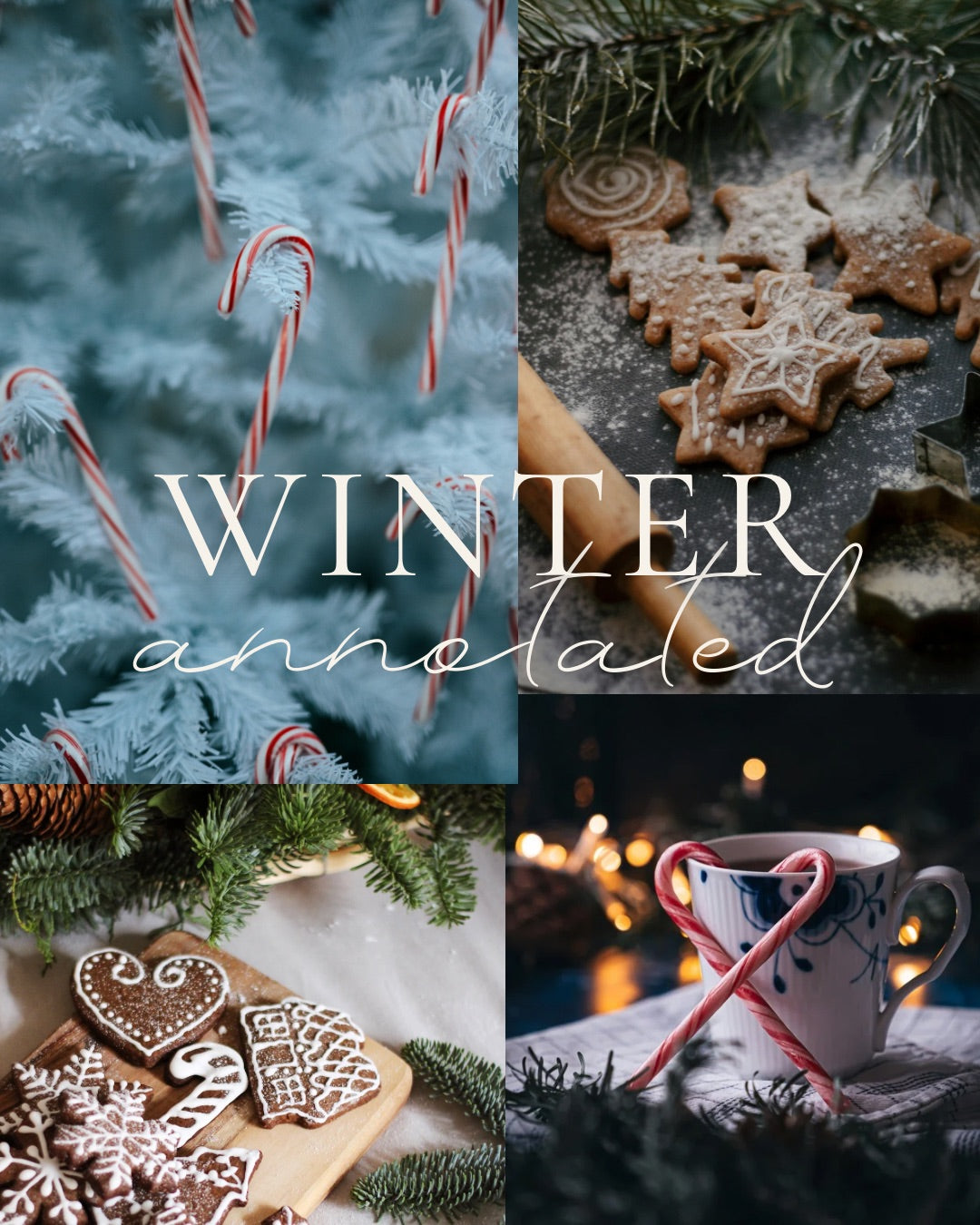 peppermint gingerbread winter candle soy